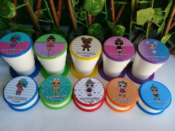 Copo personalizado LOL-  10 unidades - copo escolar sanfonado